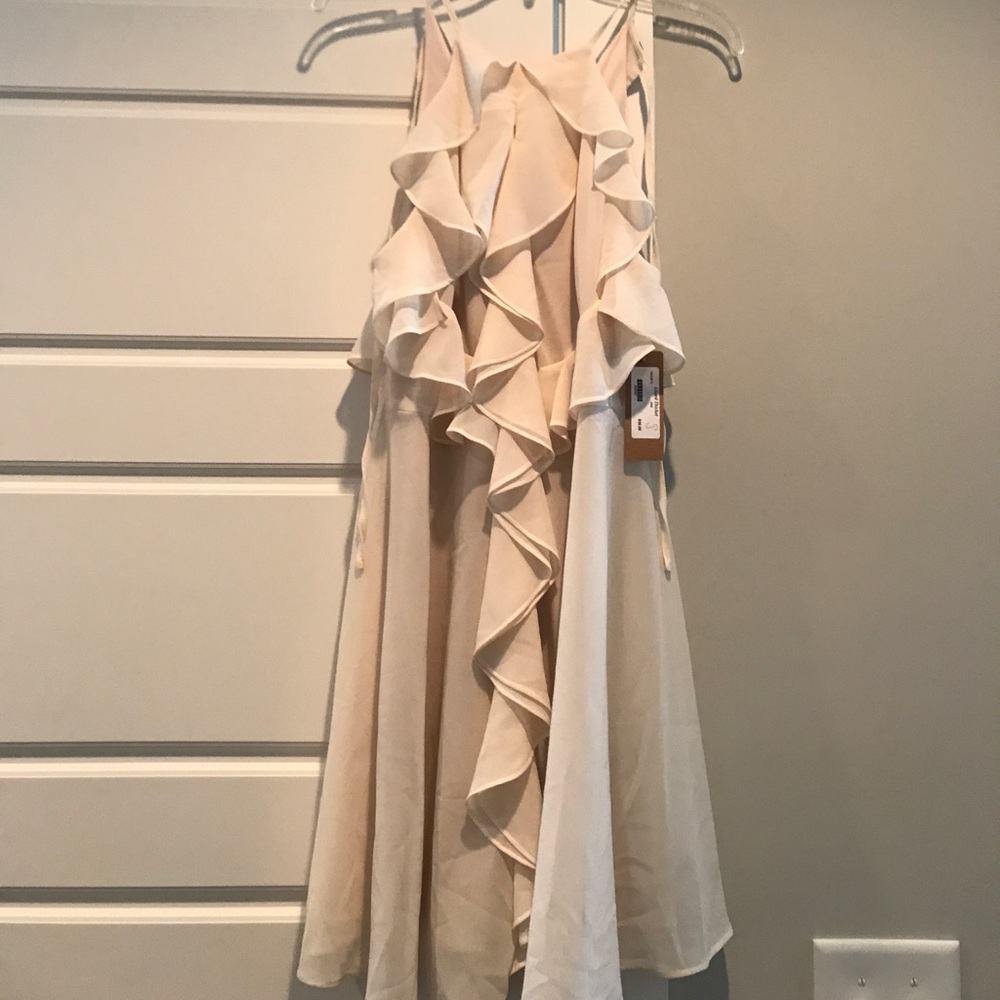 Off White Summer Ruffle Dress - Picture 6 of 6